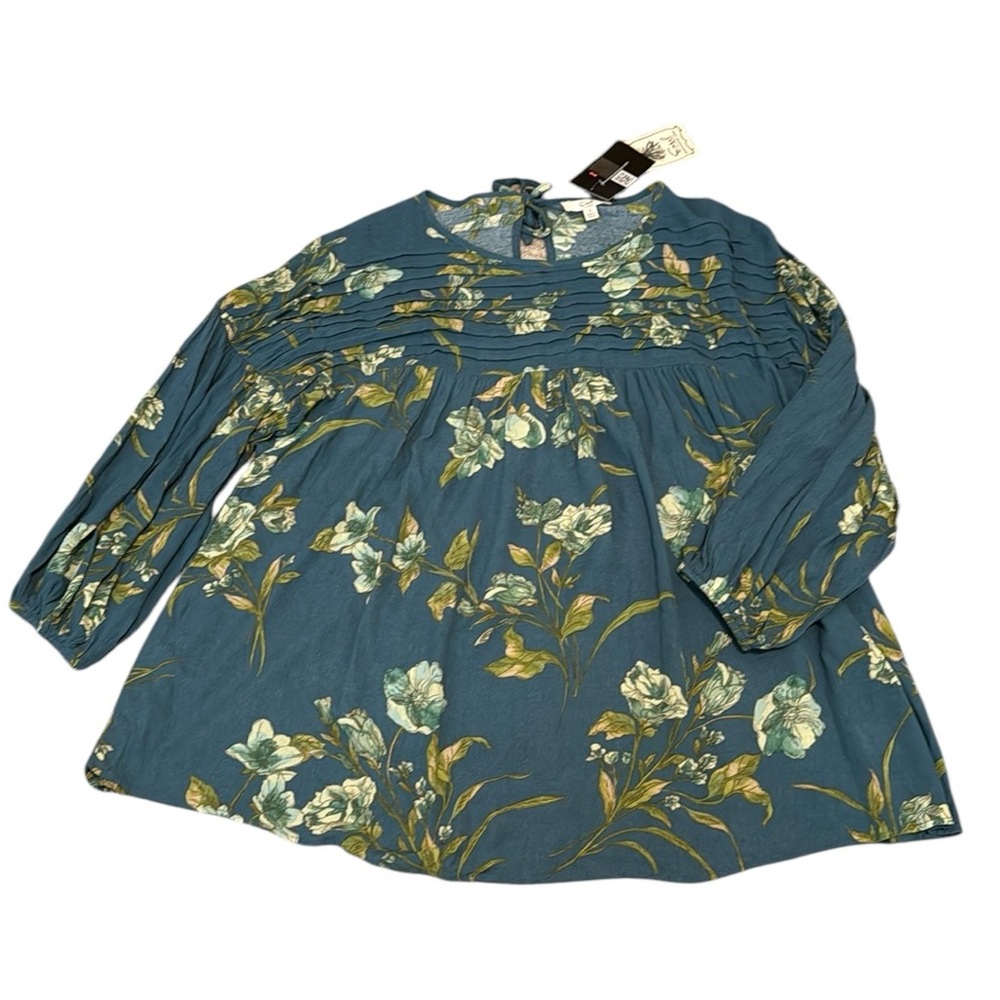 NEW Easel Boutique Floral Oversized Boho Josie Top Small